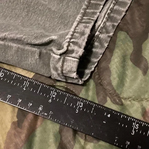 Dickies faded sage‎ carpenter shorts vtg y2k Mexico size 36/13 - Picture 7 of 8